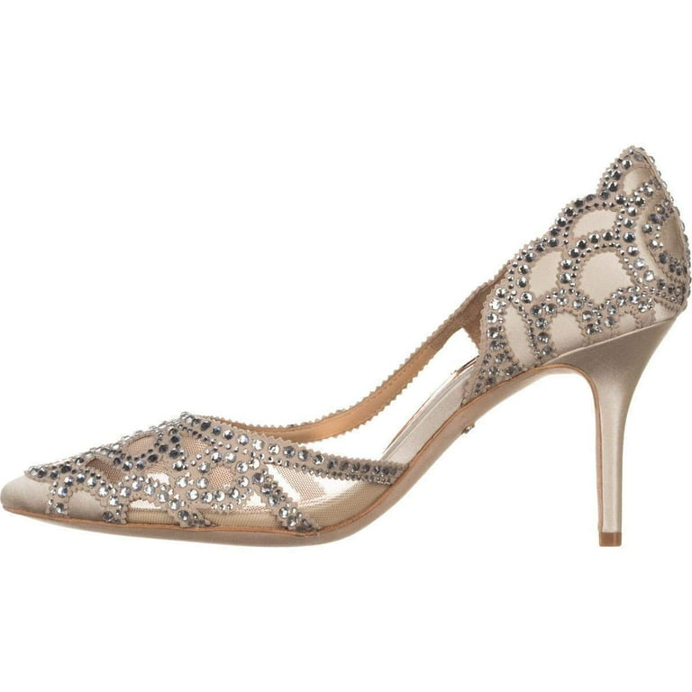 Badgley mischka marissa sales embellished evening pumps