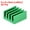 Green, variant on Uxcell 14x14x10mm Black Sticky Aluminum Heatsink Electronics Cooler 20 Pcs
