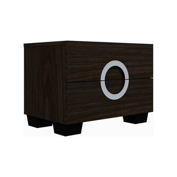18" Refined Wenge High Gloss Nightstand