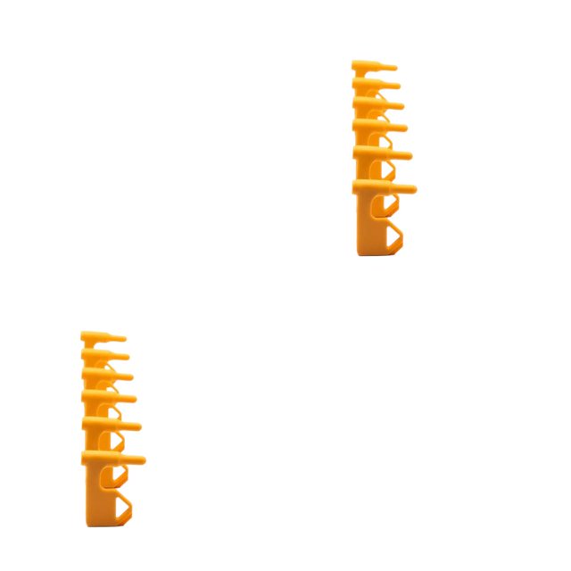 Cateissary 6 piezas de banderas de seguridad de cámara de 9 mm, accesorios de seguridad portátiles de liberación de pernos reutilizables de