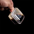 thumbnail image 4 of CUITING 50 Pcs Small Hinged Sauce Pots  1oz Small Plastic Pots with Lids  25ml Mini Takeaway Pots for Deli  Portion Controll  Sauce Cups  Condiments  Meal Prep, 4 of 7
