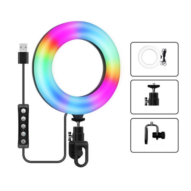 OOKWE Ring Light for Laptop Selfie Ring Lights with Clamp Video