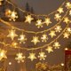 thumbnail image 2 of Cadena de luces LED de estrella de copo de nieve de Navidad, guirnalda de luces de hadas colgante para árbol de Navidad, adorno de decoración para el hogar, regalo de Año Nuevo, 2024, 2 of 4