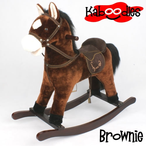 plush rocking horse with sound and movement