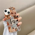 thumbnail image 2 of Orange Collage Case Compatible with iPhone 13,Aesthetic Art Design TPU Bumper Bumper Cover Case, 2 of 6