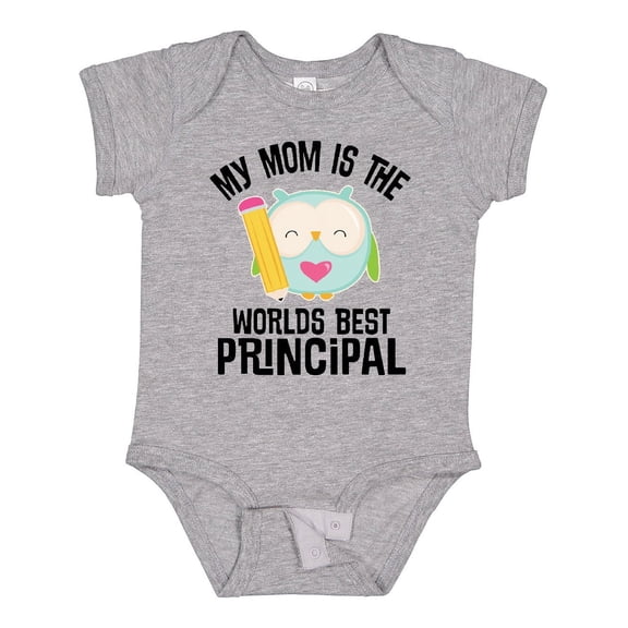 Inktastic School Principal Mom Boys or Girls Baby Bodysuit