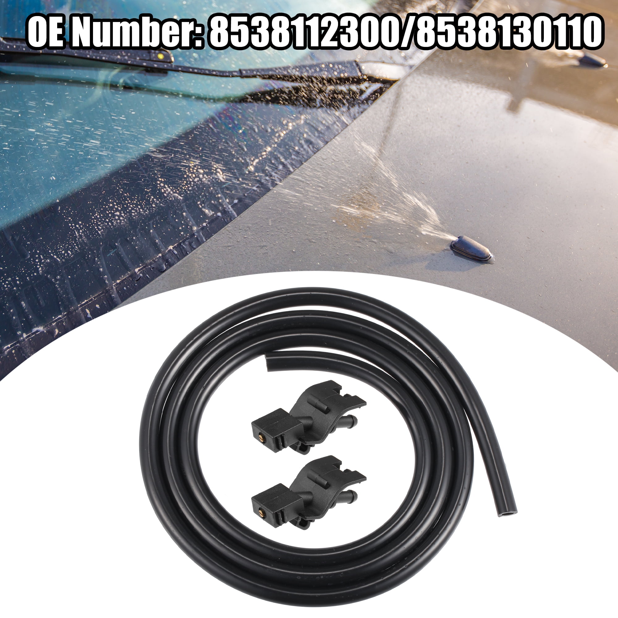 Unique Bargains Windshield Wiper Washer Nozzle for Toyota Camry 2007-2015