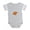 Heather Gray, variant on CafePress - Dancing Orange - Cute Infant Baby Football Bodysuit