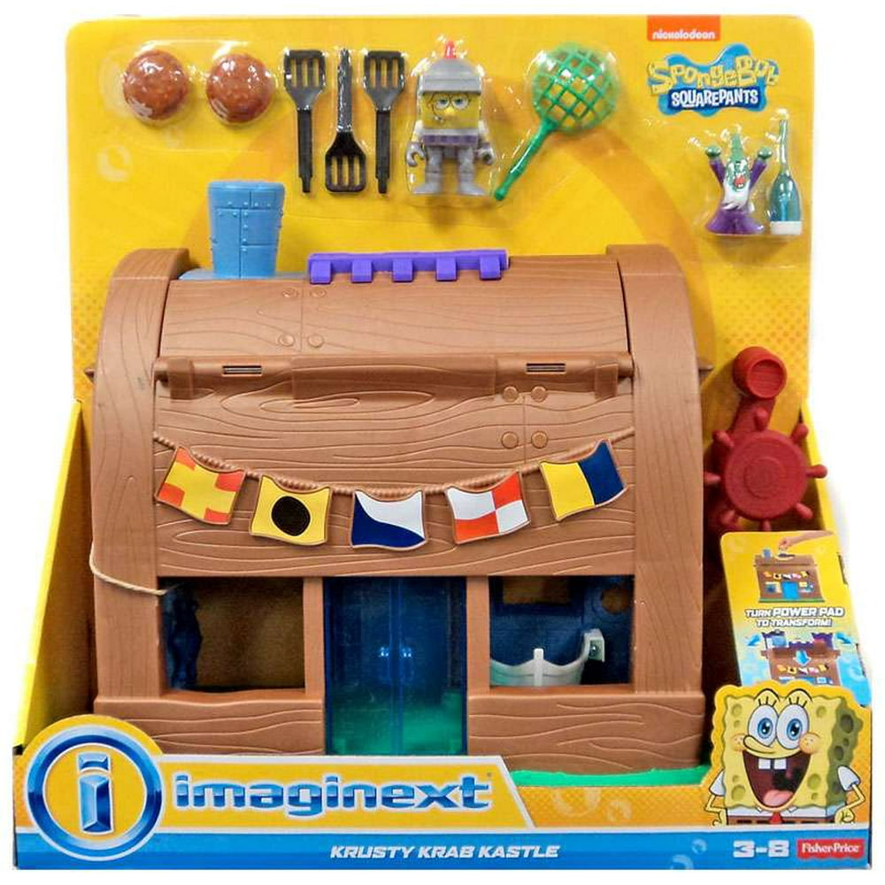 Spongebob Squarepants Imaginext Krusty Krab Kastle Set