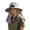 Purple, variant on Womens Sun Hats Rechargeable Solar Powered Fan Hat Wide Brim Sun Hat