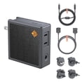 thumbnail image 1 of Bloque de carga SlimQ 150 W DC GaN de 3 puertos (1 DC + 2 USB-C) PD3.0, 1 of 5
