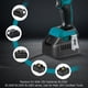 thumbnail image 4 of Para Adaptador de Batería Makita de CA de 18 V, Opción de Fuente de Alimentación para Herramientas Inalámbricas Makita de 18 V LXT, Adaptador de CA a CC de 110 V de Potencia Máxima de 500 W, Se Puede Usar con Generadores O Cables de Extensión Largos, 4 of 8