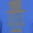 thumbnail image 3 of CafePress - Boss Man Dark T Shirt - Men's Classic Graphic Cotton T-Shirt, 3 of 4