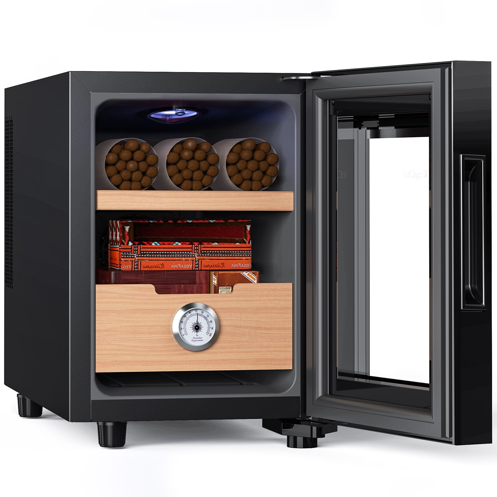 KingChii 16L Cigar Humidors for 100 Counts with Cooling and Heating