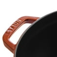 thumbnail image 6 of Staub Cast Iron 5.5-qt Round Cocotte - Burnt Orange, 6 of 8