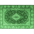 thumbnail image 1 of Ahgly Company Indoor Rectangle Persian Emerald Green Traditional Area Rugs, 2' x 5', 1 of 4