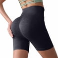 thumbnail image 2 of 50% off Clear! ATOYSOY Women's Yoga Legging Shorts Pockets Athletic Pants Clearance Trendy Casual Trousers Teens Girls Activewear High Waist Summer Tight Running Sports Gym Gray S, 2 of 3