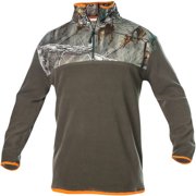 Realtree Big Men's Microfleece 1/4 Zip Pullover