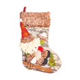 thumbnail image 1 of Colgante de calcetín navideño Macarena adorno para árbol de Navidad para chimenea navi Papá Noel tamaño 49 cm, 1 of 8