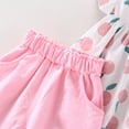 thumbnail image 6 of Toddler Baby Girls Summer Clothes Set Kids Print T-shirt Short Sets Outfits for 1-4 Years Old, 6 of 7