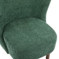 thumbnail image 5 of Christopher Knight Home Jace Modern Boucle Upholstered Accent Chair, Club Chair with Solid Wood Frame, Green, 5 of 8