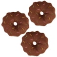 thumbnail image 1 of 3 Pcs Jouet en Peluche Donut Chaton Oreiller Interactif Cadeau pour Chat, 1 of 5