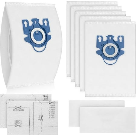 

6 Pack Type GN 3D Airclean Efficiency Dust Bags for Miele Canister Vacuum Cleaner Classic C1 Complete C2 C3 S2 S5 S8 400 600 800 Series Include 2 Motor Protection Filters 2 Exhaust Filters