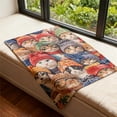 thumbnail image 4 of CaiYueKe Small Size Flannel Blanket, 39x27.6 Inch Soft Warm Nap Blanket, Print Flannel Throw for Sofa Bed Camping, Lightweight Cozy Blanket, Gift for Holiday Thanksgiving Christmas, 4 of 7