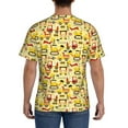 thumbnail image 2 of Rocae Funny Construction Vehicles for Men's Moisture-Wicking Crew Tee - T-Shirt for Sports, Outdoor Activities, and Casual WearXX-Large, 2 of 9