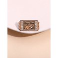 thumbnail image 1 of 1pc 'Always Tired' Raccoon Shaped Cartoon Brooch, Suitable For Men And Women, Daily Wear Accessory, 1 of 1