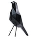 thumbnail image 5 of Figura moderna de pájaro, estatua de pájaro, decoración para el hogar, escultura mediana única de resina para TV Negro, 5 of 9