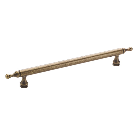 Amerock Traditional Classics 12 in (305 mm) Center-to-Center Weathered Brass Appliance Pull