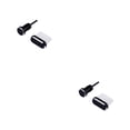 thumbnail image 2 of Seitruly Tapón antipolvo, cubierta USB tipo C portátil, puerto de de auriculares antipolvo, accesorios flexibles impermeables para Negro PC 1 2piezas, 2 of 6