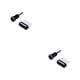 thumbnail image 3 of Seitruly 2PCS / Set Reemplazo de enchufe de polvo para Tipo-C Puerto de carga Conector de auriculares Kit de enchufe de polvo USB Negro PC 1 2piezas, 3 of 5