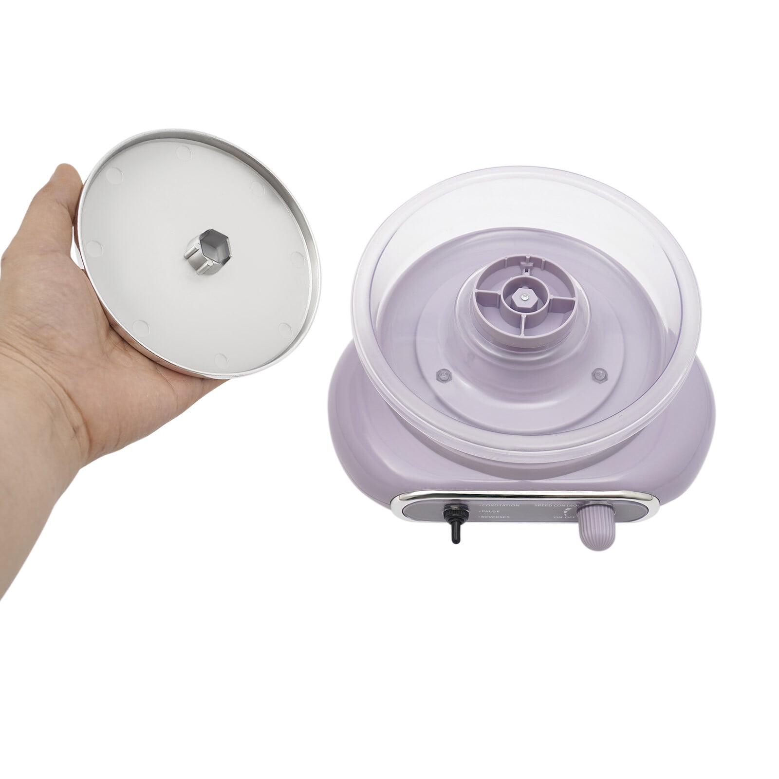 Pottery Machine Turntable Clamp, Electric Variable Speed Pottery Wheel for Adults and Kids, Adjustable Speed Control with Forward/Reverse Switch