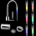 thumbnail image 1 of Grifo de agua LED colorido, grifo de agua de 7 colores que cambia la boquilla del grifo del grifo de luz LED TUNC Sencillez, 1 of 5