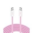 thumbnail image 1 of Cable USB C a USB C, 3 m, 60 W, Belkin BoostCharge, rosa, 1 of 8