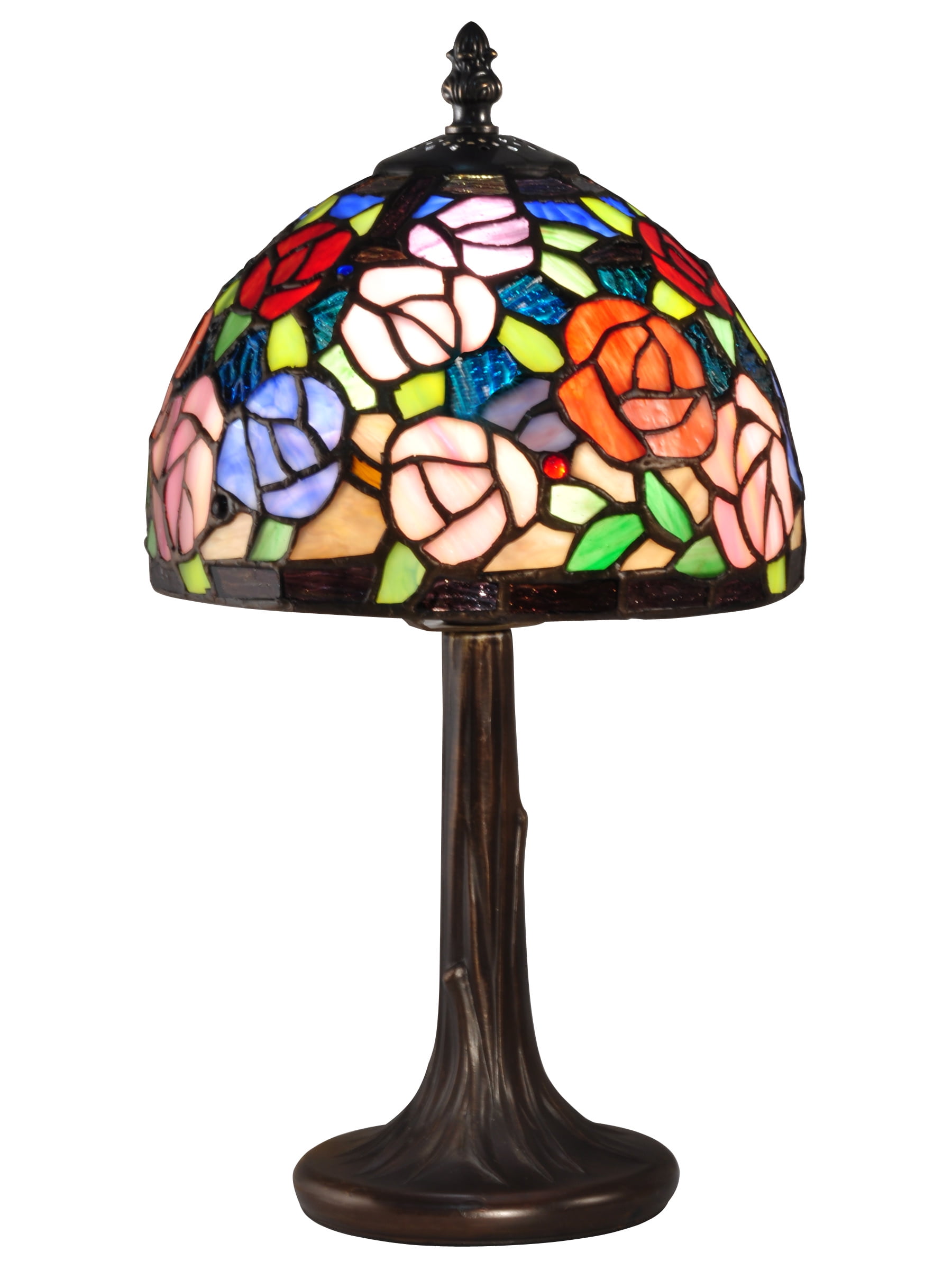 Carnation Tiffany Accent Table Lamp Walmart Com Walmart Com