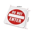 thumbnail image 2 of Hy-Ko Do Not Enter Aluminum Sign Circle - 12 in x 12 in, Red/White, 2 of 3