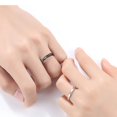 thumbnail image 3 of Nuevo anillo geométrico simple para pareja, se puede combinar con un anillo de boda de rombo, joyería de compromiso para pareja, regalo de fiesta 2021, 3 of 4