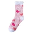 thumbnail image 2 of IWRICH 7 Pairs Fuzzy Socks for Women Soft Comfy Cozy Fluffy Thick Winter Warm Slipper Socks Multicolor, 2 of 8