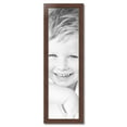 thumbnail image 2 of ArtToFrames 12" x 42" Honors Mahogany with Gold Picture Frame, 12x42 inch Brown Wood Poster Frame (WOM-5156), 2 of 7