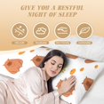thumbnail image 3 of Body Pillow Cover - Soft Body Pillow Pillowcase, Capybaras Bird Orange Breathable Long Body Pillow Case Cover with Invisible Zipper 20x60in, 3 of 5