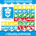 thumbnail image 2 of 36pcs Drawing Stencils for Kids 8 Inch Sidewalk Chalk Stencils Painting Large Washable Reusable Learning Themed Primary Shape Template for Kids Toddlers Preschool, 2 of 7