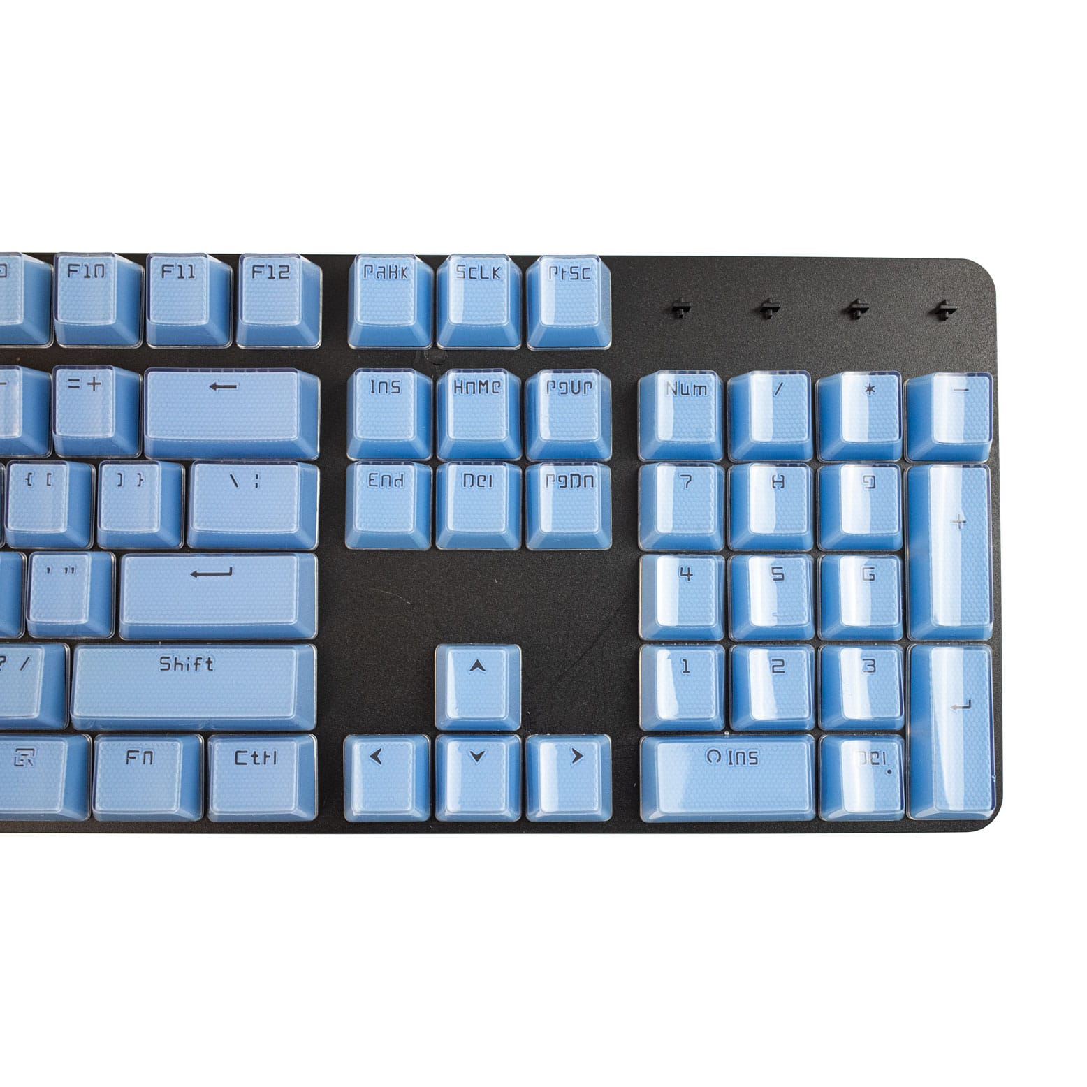 Acrylic Honeycomb Keycaps - Blue