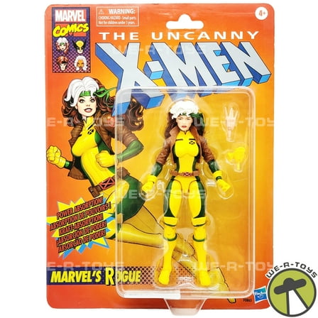 Hasbro The Uncanny X-Men Marvel's Rogue Action Figure with 2 Accessories, Premium Design, 6 in