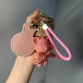 thumbnail image 4 of Luxurious Genuine Leather Key Case + Adorable Pink Bear - Perfect For BMW Mini Owners!, 4 of 4