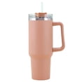 thumbnail image 1 of 1pcs Portable Insulation Cup Stainless Steel Straw Cup Straw Popsicle Cup Car Portable Insulation Cup, 1 of 6