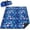 Blue-2, variant on Extra Large Picnic Blankets Waterproof Foldable (60"x 80") Beach Blanket Waterproof Sandproof,3-Layer Thicking Mat Outdoor Packable Camping Blanket