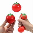 thumbnail image 4 of 1Pcs Fruit Squishy Toys Tomato Stress Balls for Adults and Kids Squishy Fidget Toy Sticky Sensory Stress Relief Toy Slow Rising Tomato Squishies for Office Classroom Prize Party Favors, 4 of 9